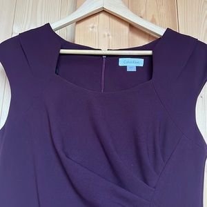 Plum NWOT Calvin Klein Sheath Dress